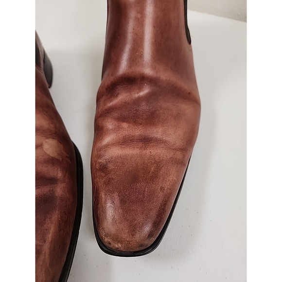 PAUL EVANS Men's Brown Leather Chelsea Boots 13 Made In Naples Italy Brown $559 - Picture 11 of 13